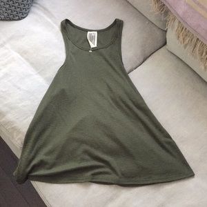 Free People Army Green Tank M